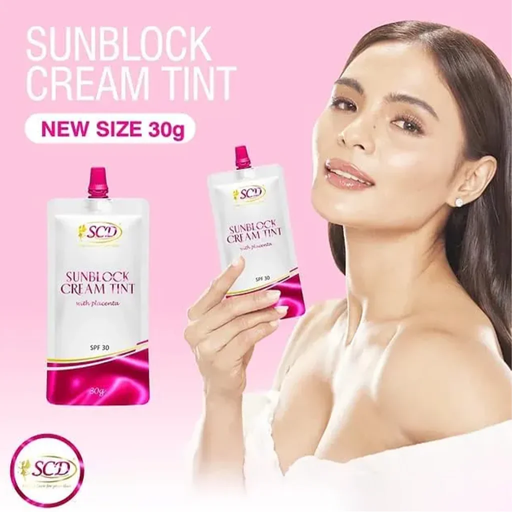 SCD Sunblock Cream Tint with Placenta – SPF 30 (30g) - Image 6