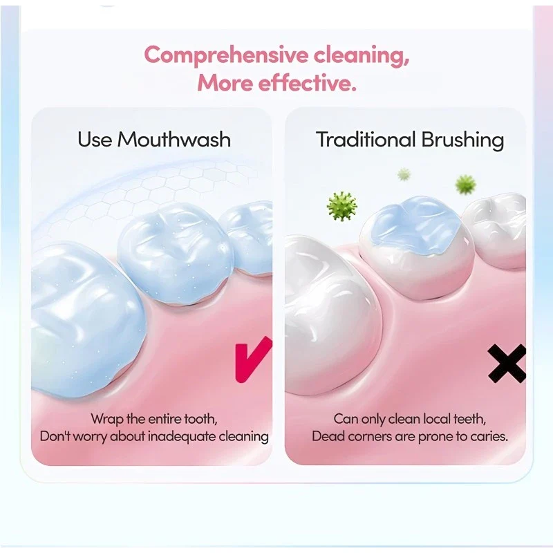 Scoban Mouthwash Refreshing Peach Flavor - 10ml × 20 Packs - Image 3