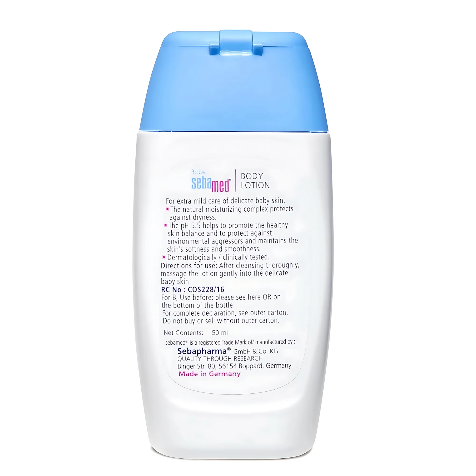 Sebamed Baby Body Lotion with Chamomile – 100ml - Image 3