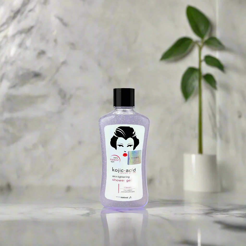 Secret White Kojic Acid Skin Lightening Shower Gel – 500ml - Image 4