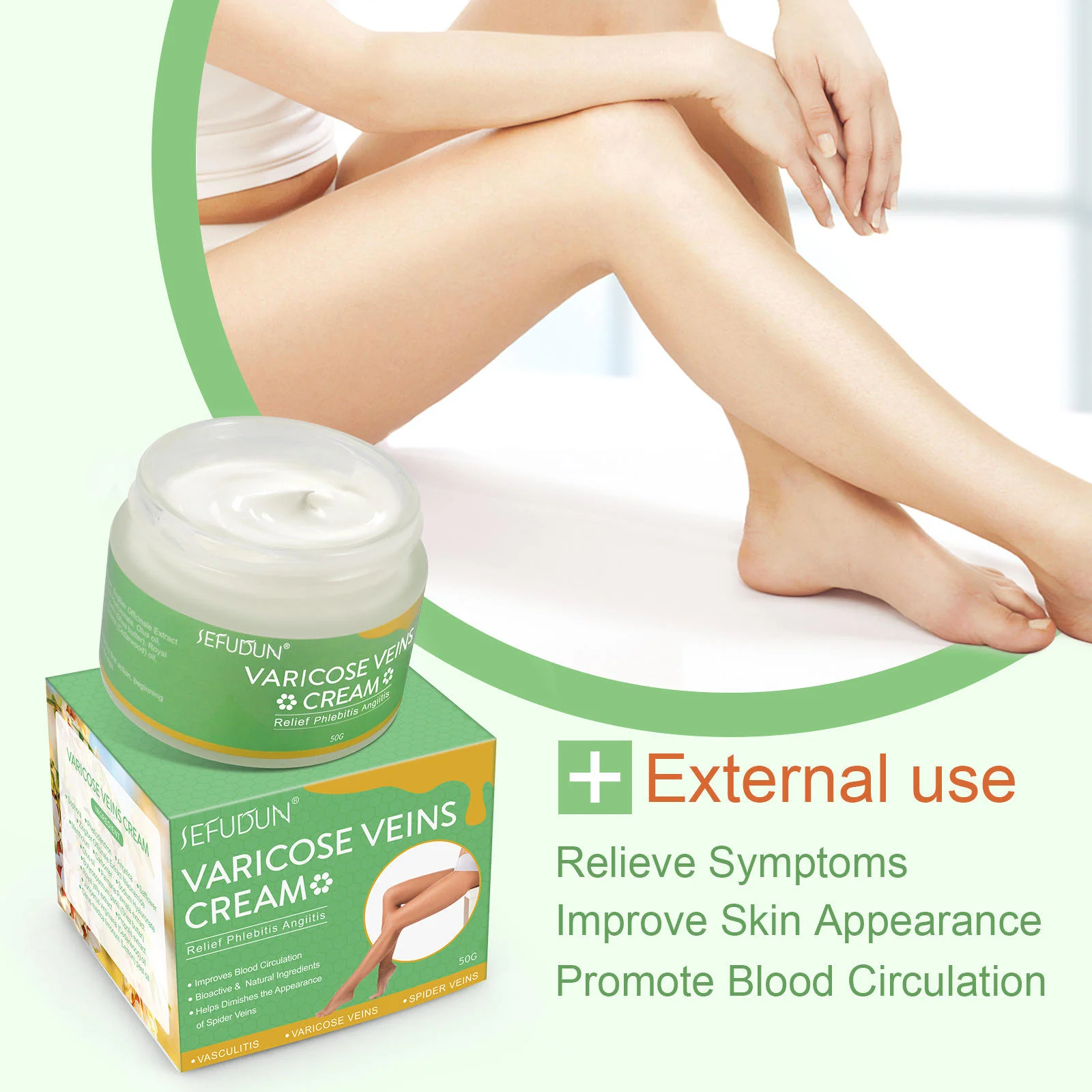 SEFUDUN Varicose Veins Cream - 50g - Image 3