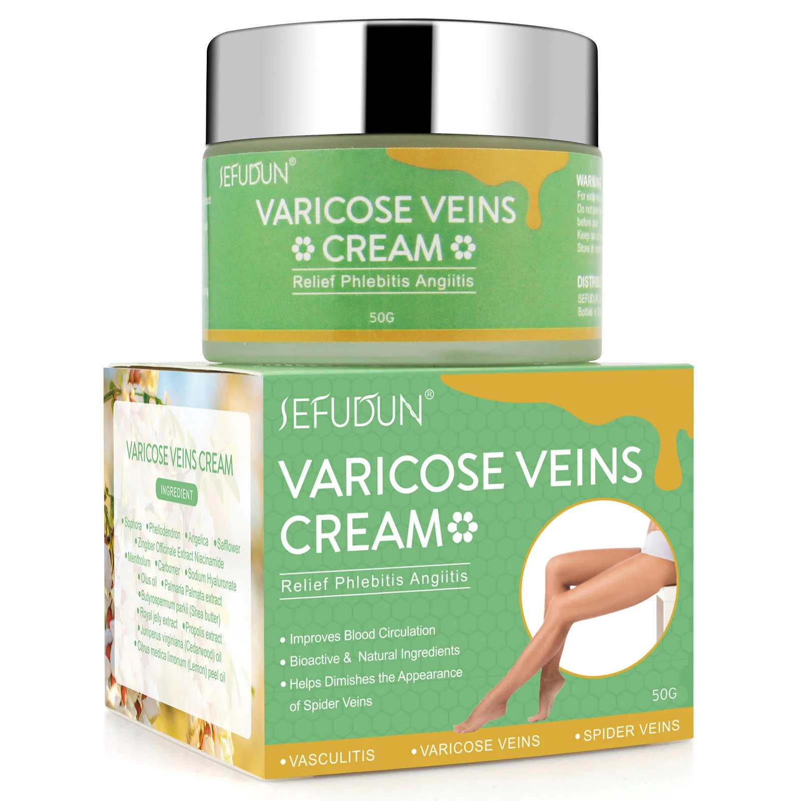 SEFUDUN Varicose Veins Cream - 50g - Image 4