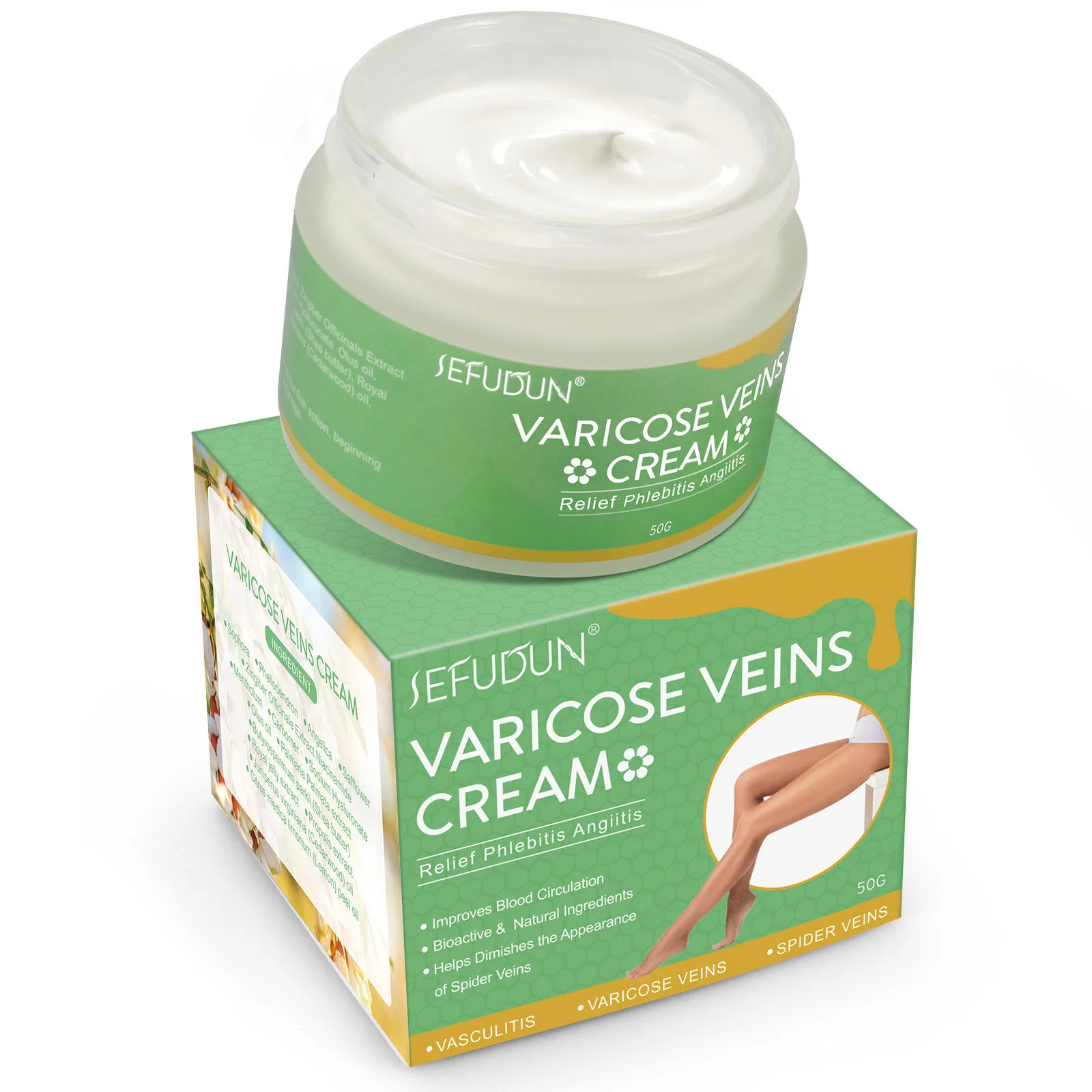 SEFUDUN Varicose Veins Cream - 50g - Image 5