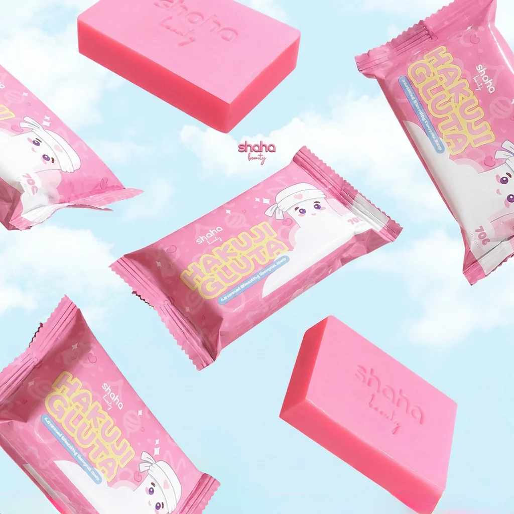 Shaha Beauty Hakuji Gluta Advanced Soap Set (210g | 3 Bars) - Image 4