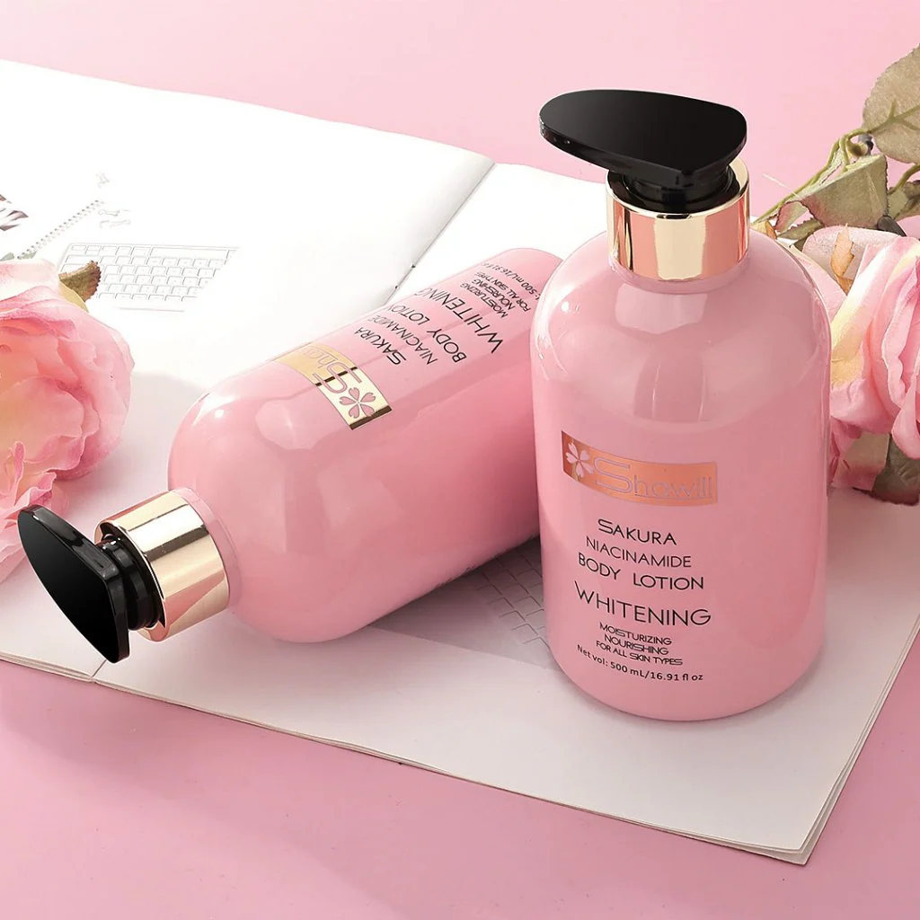 Shawill Sakura Niacinamide Whitening Body Lotion - 500ml - Image 6