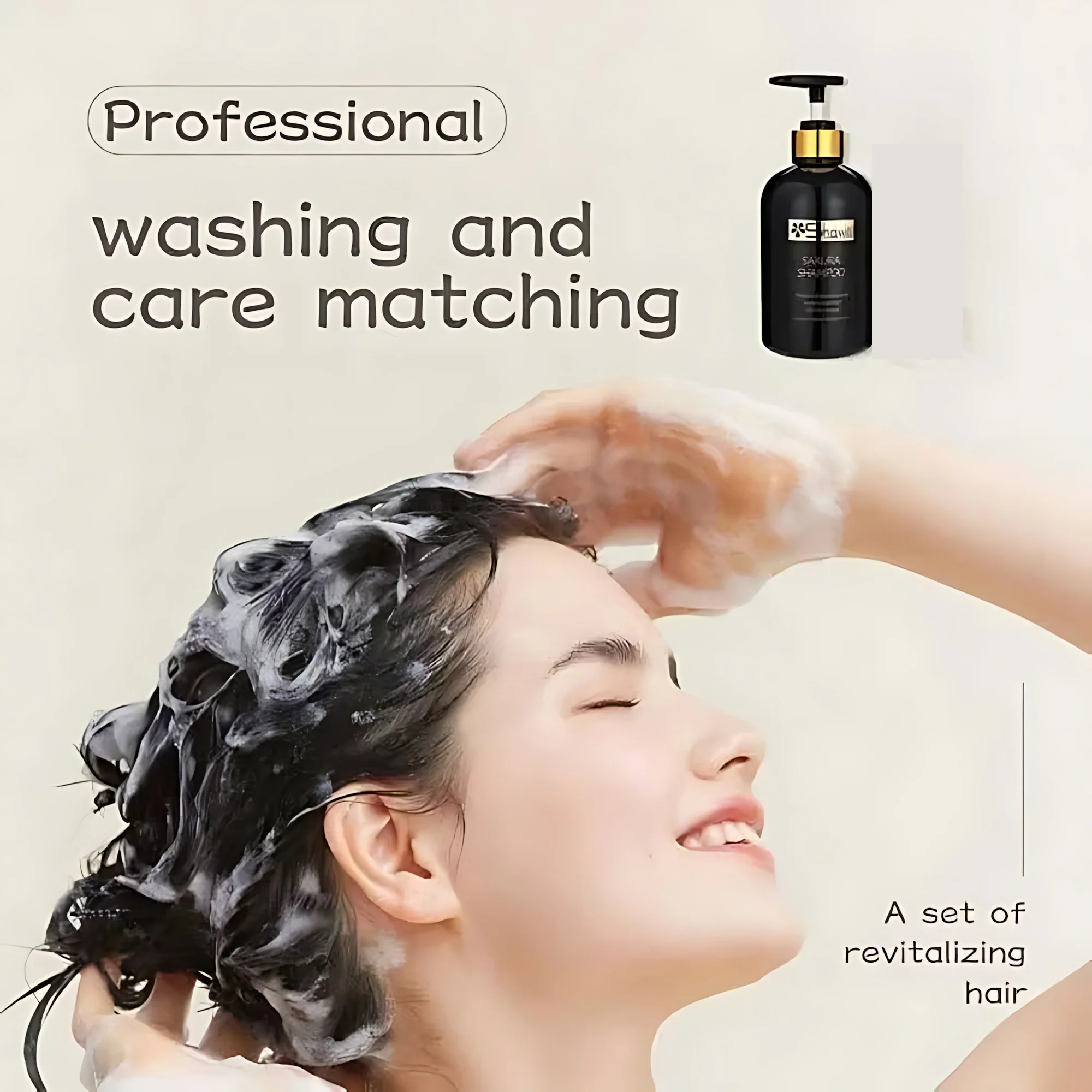Shawill Sakura Shampoo – Deep Cleansing & Moisturizing for All Hair Types (500ml) - Image 2