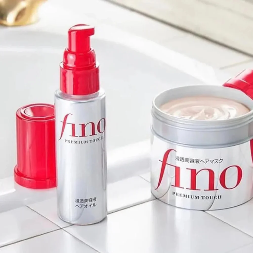 Shiseido Fino (Hair Mask+Hair Oil) Premium Touch Hair Care Combo - Image 4
