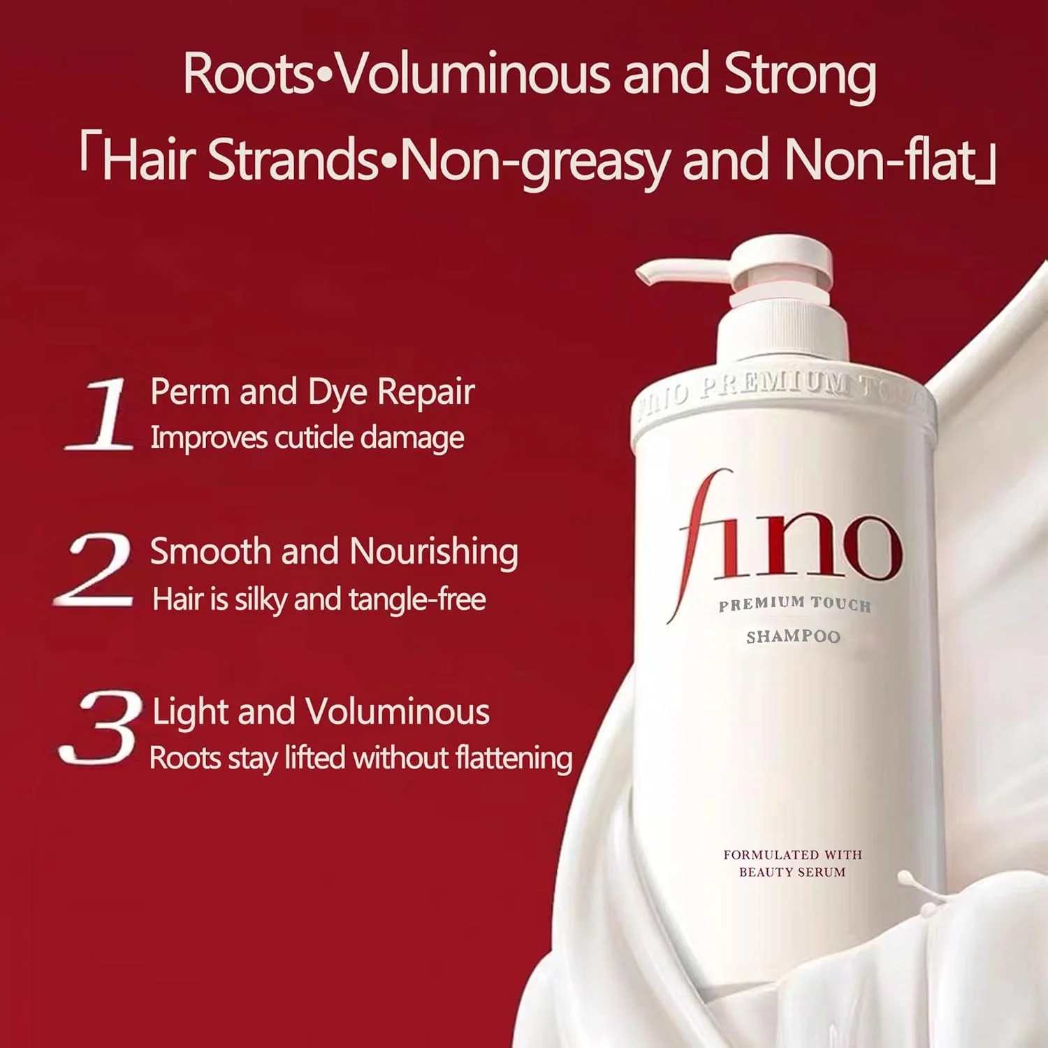 Shiseido Fino Premium Touch Shampoo - 500ml - Image 3