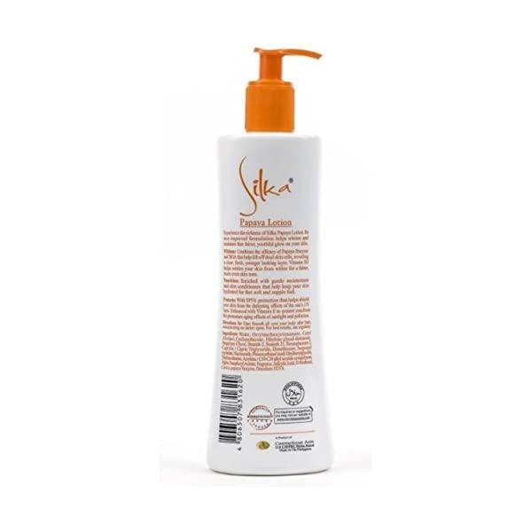 Silka Skin Whitening Papaya Lotion SPF6 500ml - Image 2