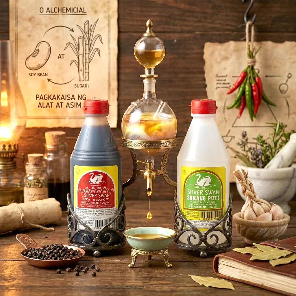 Silver Swan Soy Sauce + Sukang Puti Vinegar – 385ml (Combo) - Image 2
