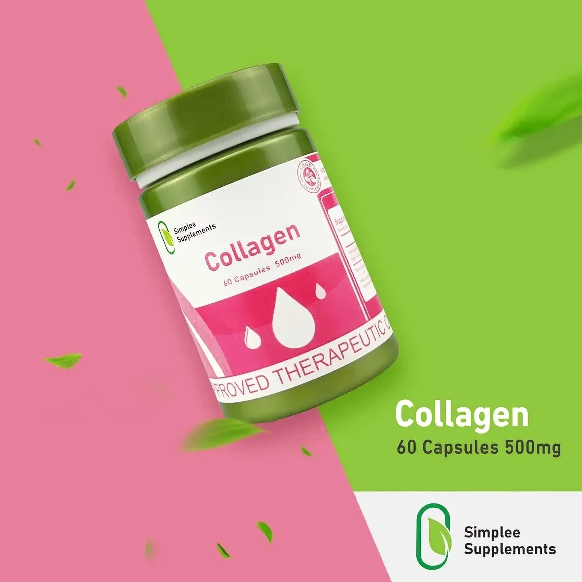 Simplee Collagen Supplement 500mg – 60 Capsules - Image 3