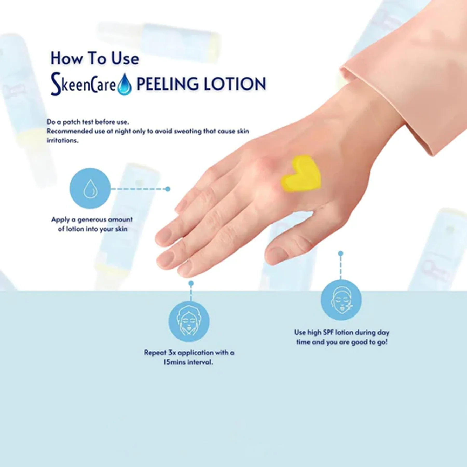 Skeen Care Peeling Lotion - 100ml - Image 3