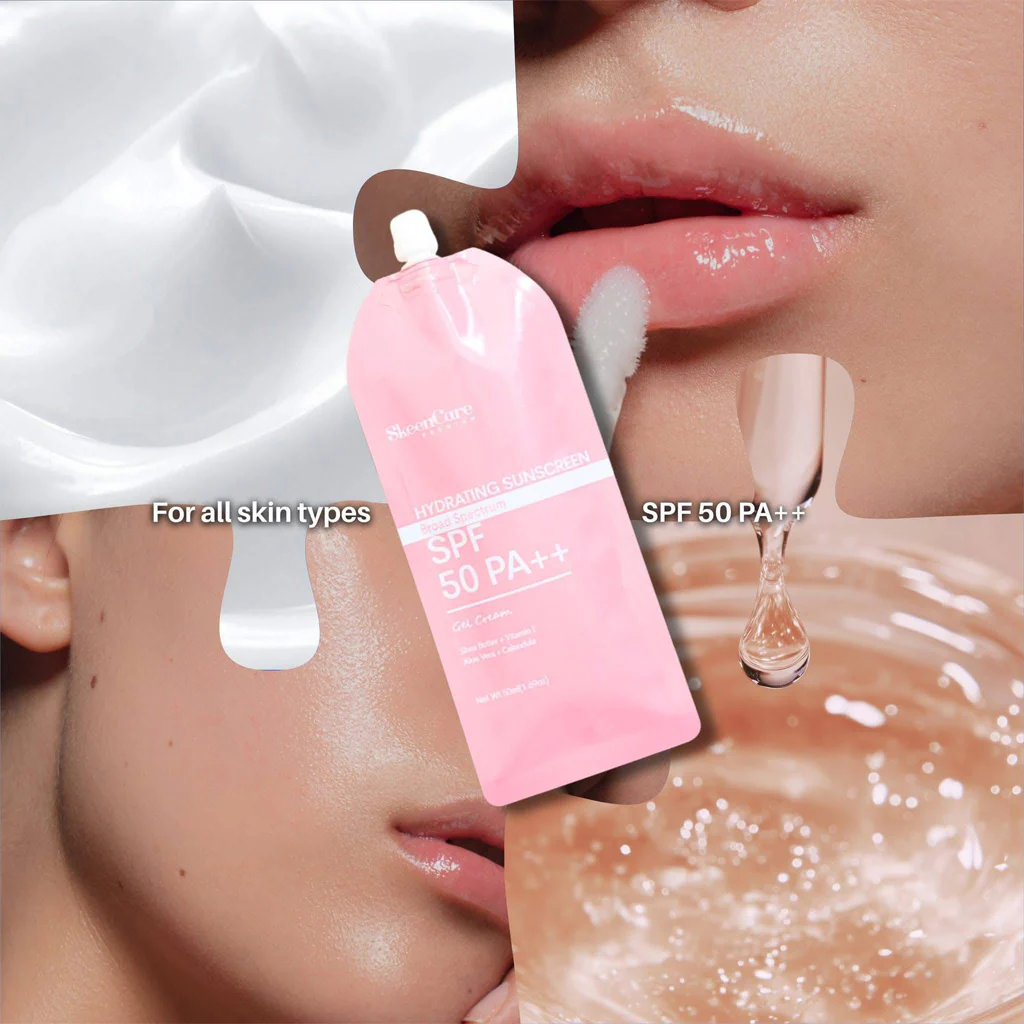 SkeenCare Hydrating Sunscreen Gel Cream SPF 50 PA++ – 50g - Image 5