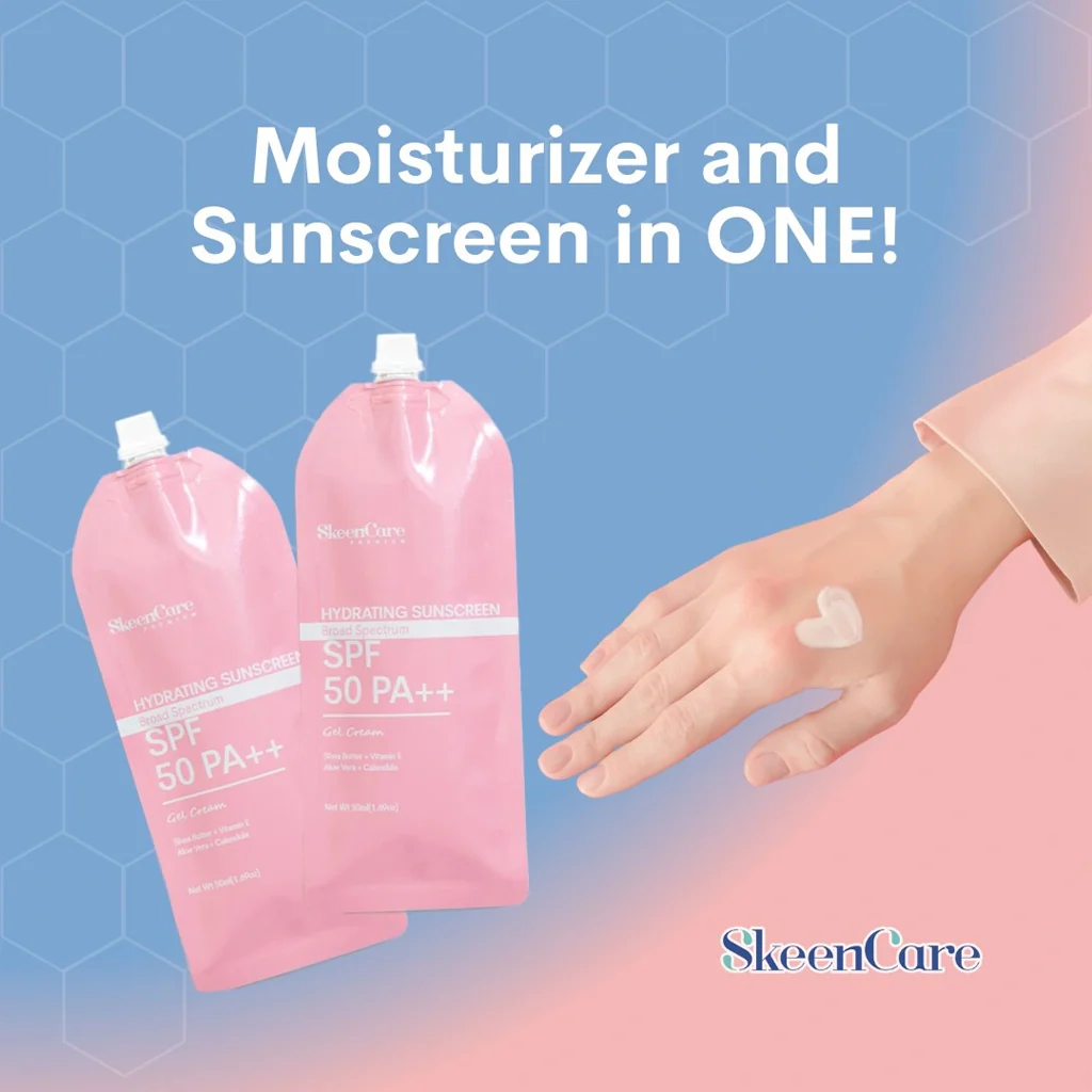 SkeenCare Hydrating Sunscreen Gel Cream SPF 50 PA++ – 50g - Image 7