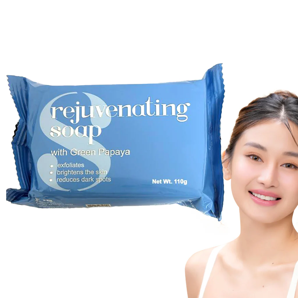 SkeenCare Rejuvenating Soap with Green Papay - 110g - Image 3