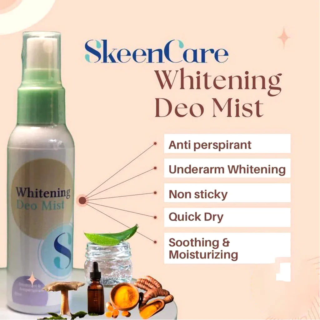 SkeenCare Whitening Deo Mist – 60ml - Image 4
