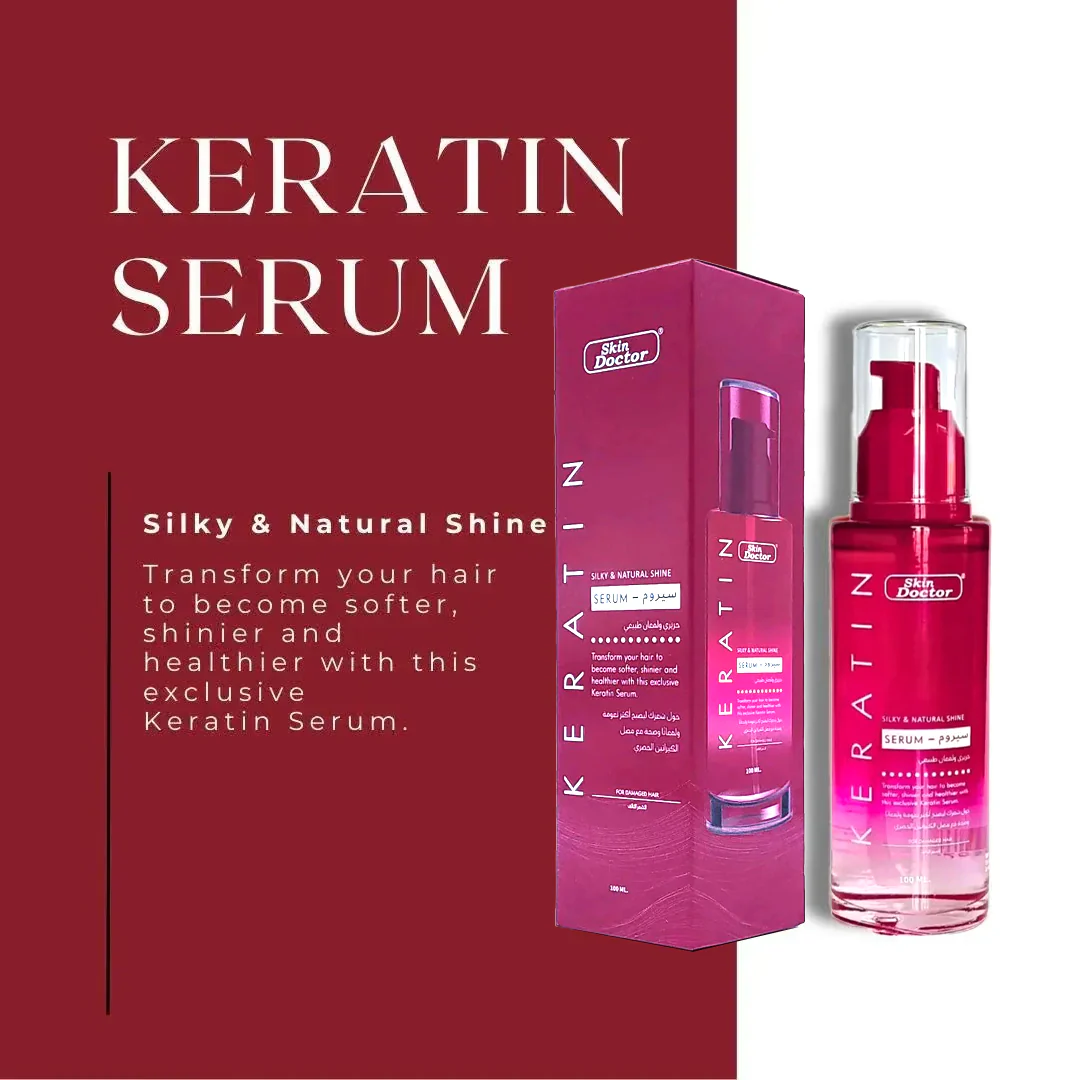 Skin Doctor Keratin Silky & Natural Shine Serum – 100ml - Image 2