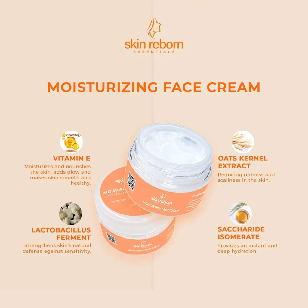 Skin Reborn Essentials Moisturizing Face Cream - 30g - Image 3