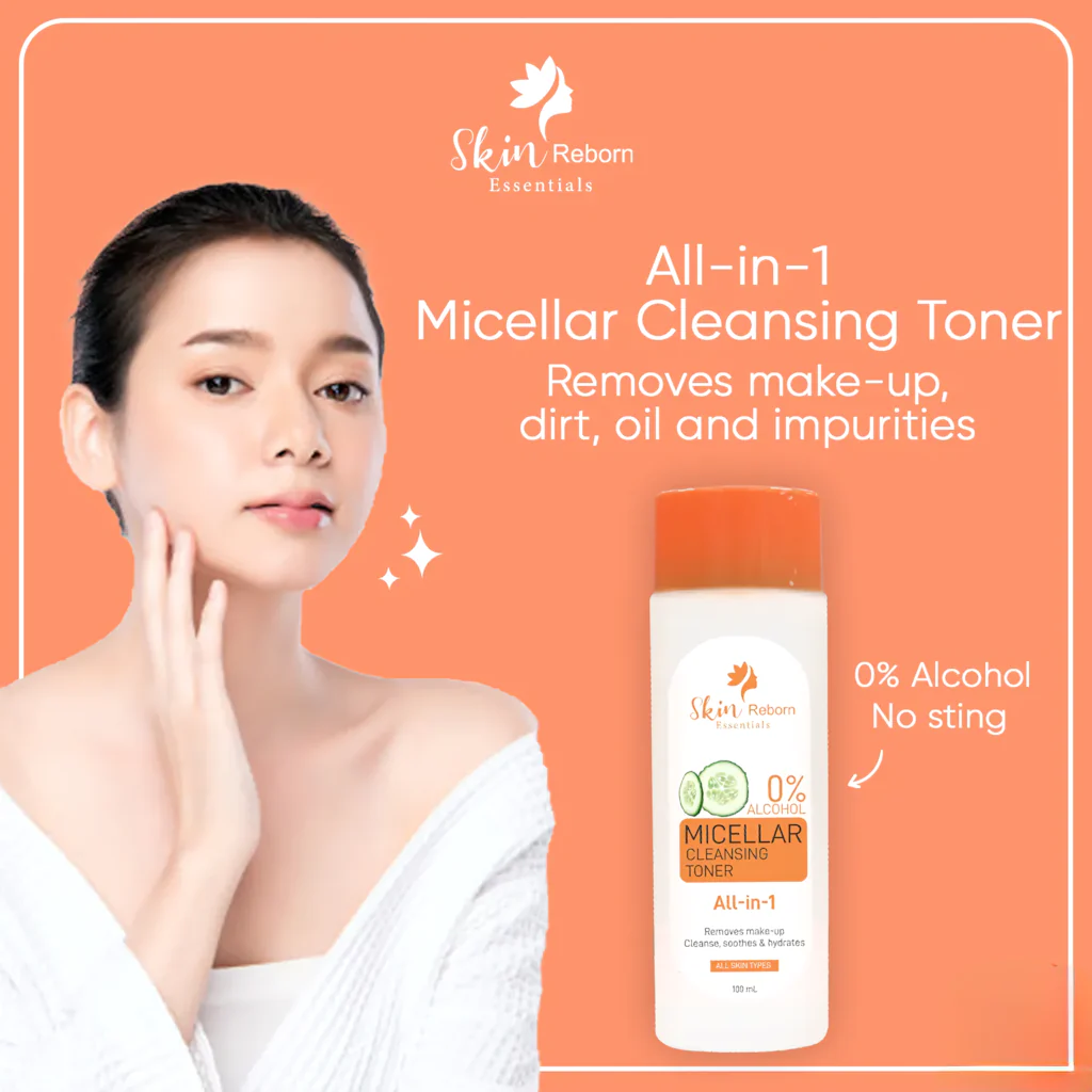 Skin Reborn Micellar Cleansing Toner - 100ml - Image 11