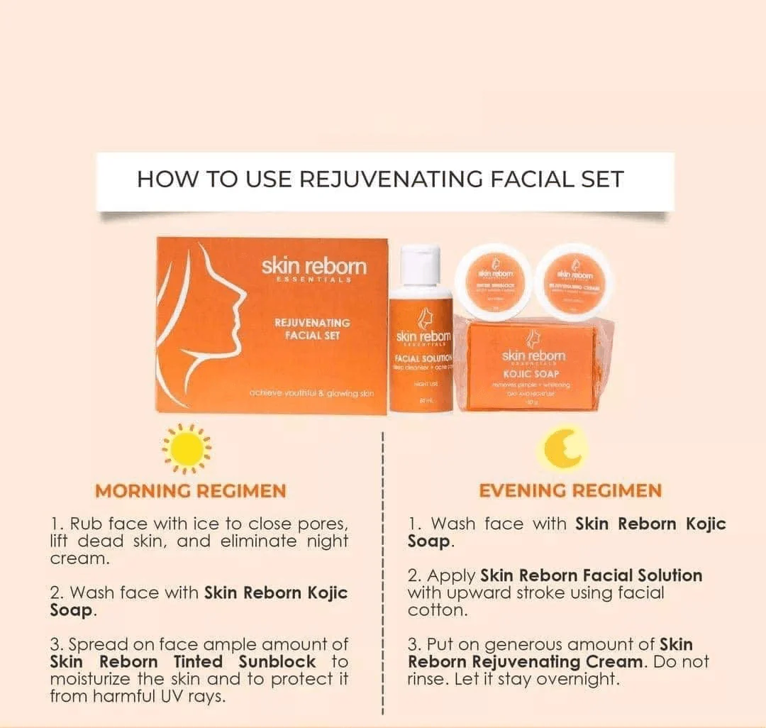 Skin Reborn Essentials Rejuvenating Facial Set - Image 8