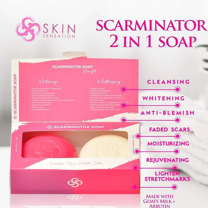 Skin Sensation Scarminator 2 In 1 Soap - 2 X 100g - Image 6