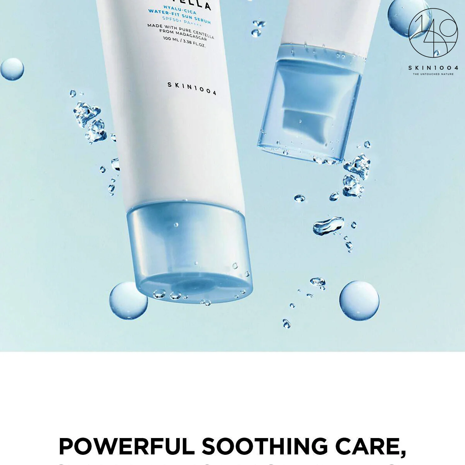 SKIN1004 Madagascar Centella Hyalu-Cica Water-Fit Sun Serum SPF50+ PA++++ – 50ml - Image 4
