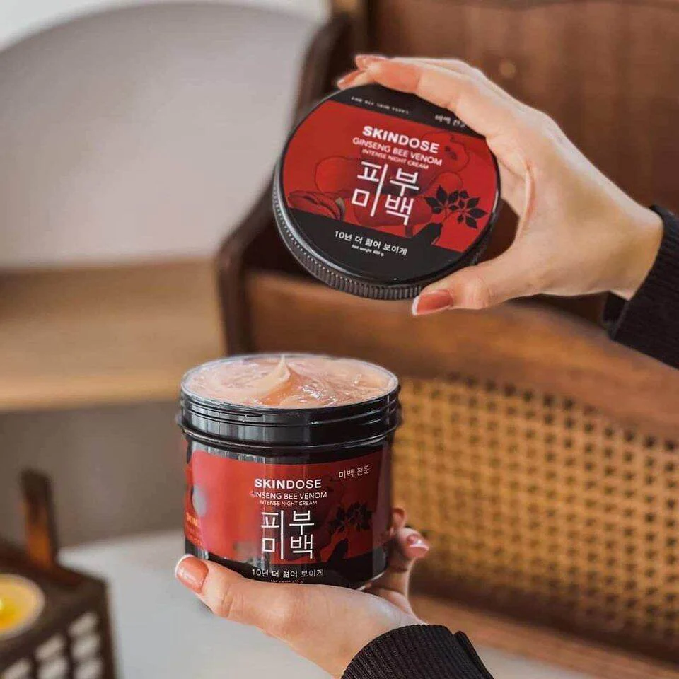 Skindose Ginseng Bee Venom Intense Night Cream - 400g - Image 7