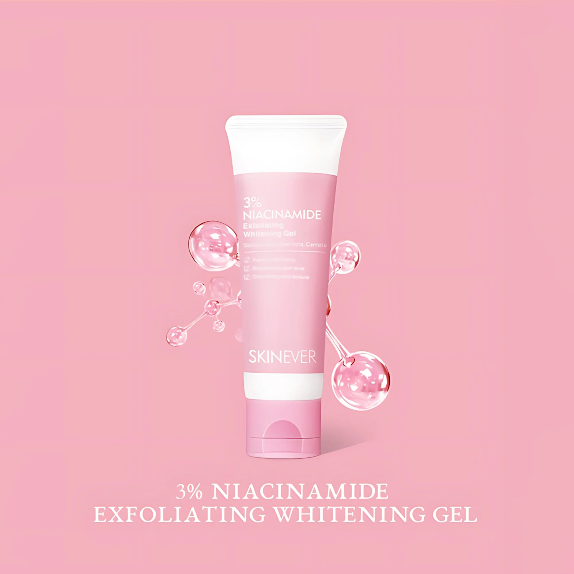 SKINEVER 3% Niacinamide Exfoliating Whitening Gel – 55ml - Image 13