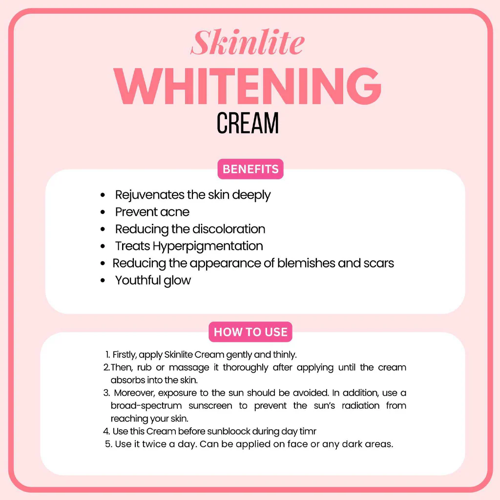 Skinlite Brightening Cream - 50g - Image 5