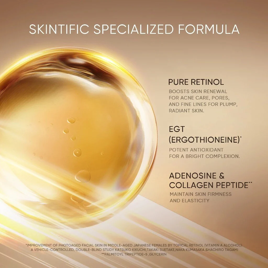SKINTIFIC Gentle-A Retinol Renewal Serum – 20ml - Image 4