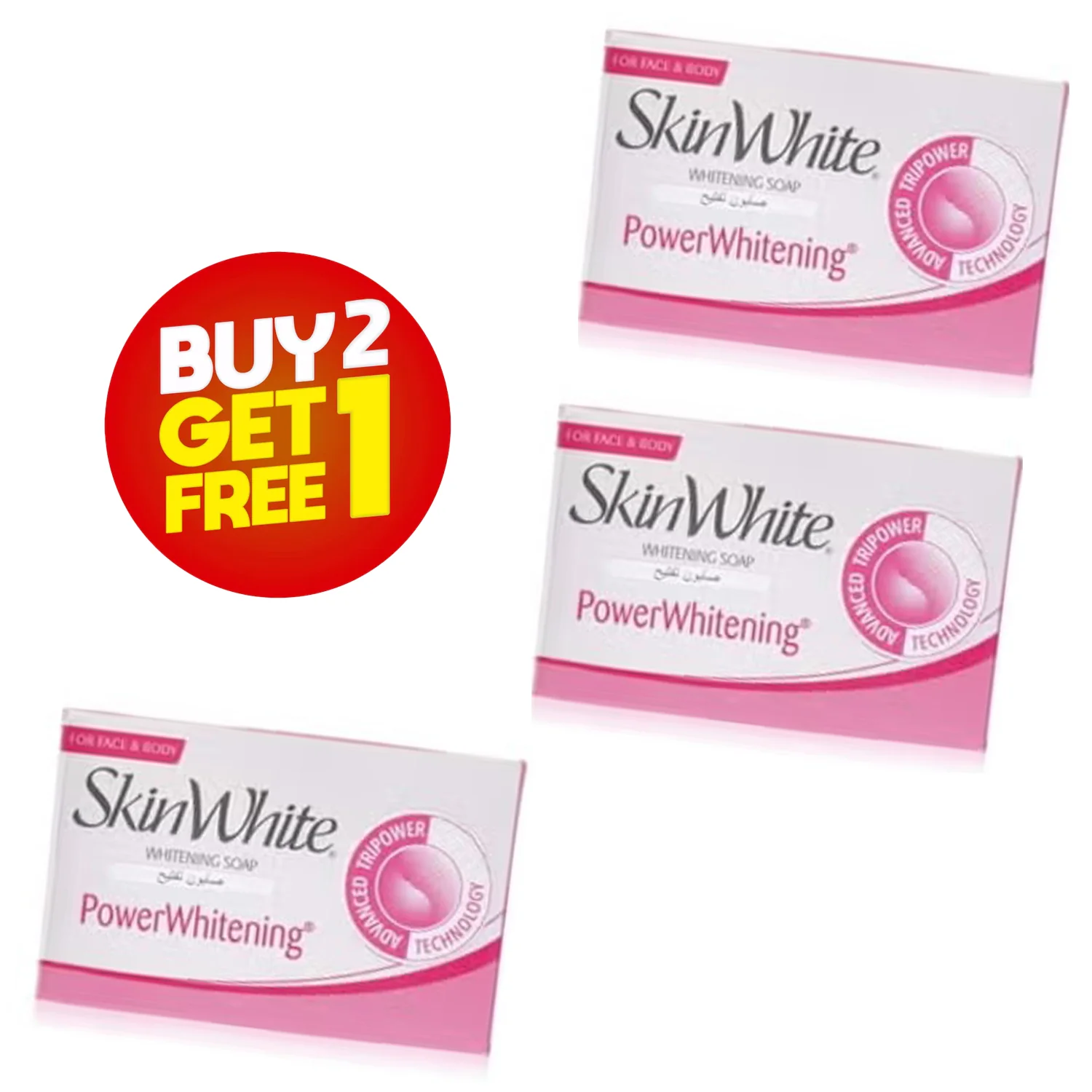 SkinWhite Powerwhitening Bath Soap - 125g (Promo Offer: 2+1 Free) - Image 2