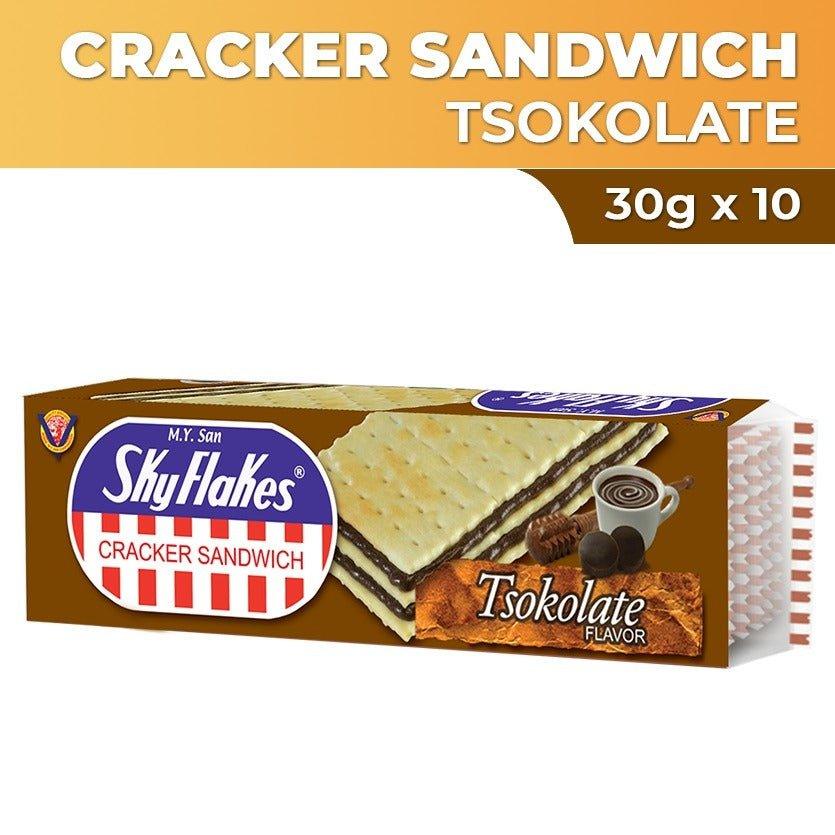 Skyflakes Cracker Sandwich Tsokolate 30g x 10's - Image 2