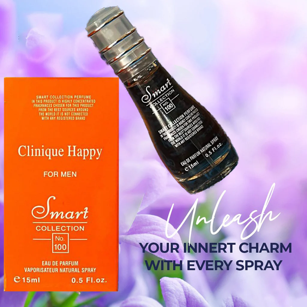 Smart Collection No. 100 Clinique Happy For Men Eau de Parfum – 15ml - Image 6