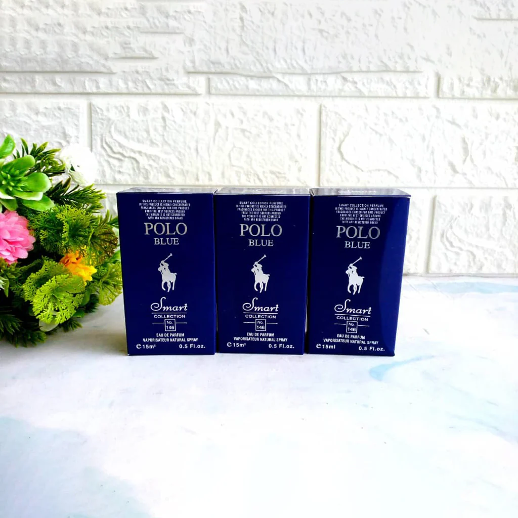 Smart Collection No. 146 Polo Blue Eau de Parfum for Men – 15ml - Image 3