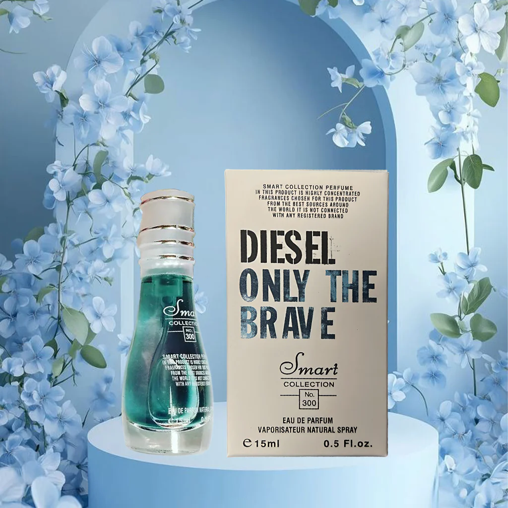 Smart Collection No. 300 Diesel Only The Brave Eau de Parfum for Men – 15ml - Image 3