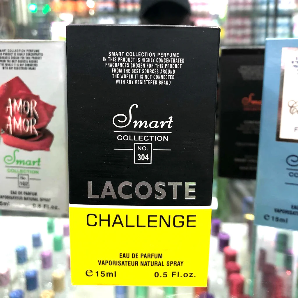 Smart Collection No. 304  Lacoste Challenge Eau de Parfum for Men – 15ml - Image 3