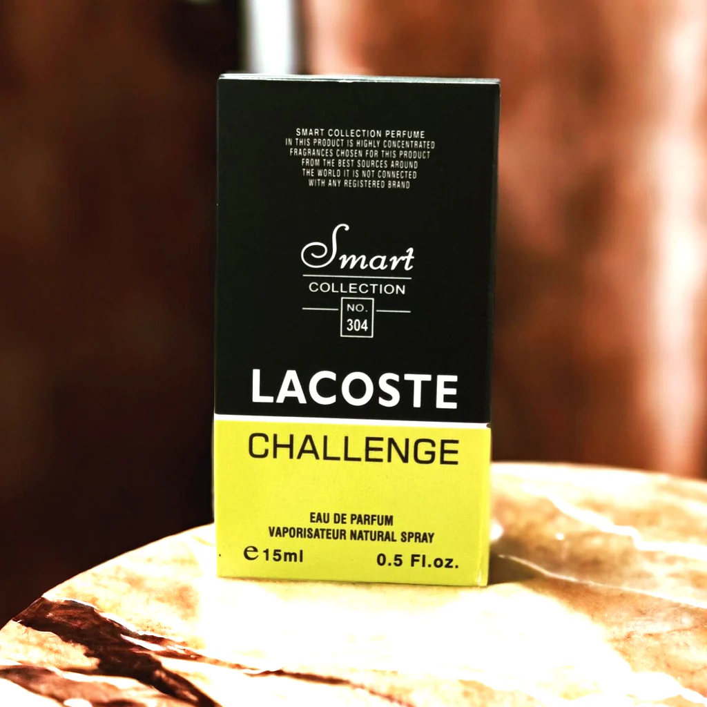 Smart Collection No. 304  Lacoste Challenge Eau de Parfum for Men – 15ml - Image 4