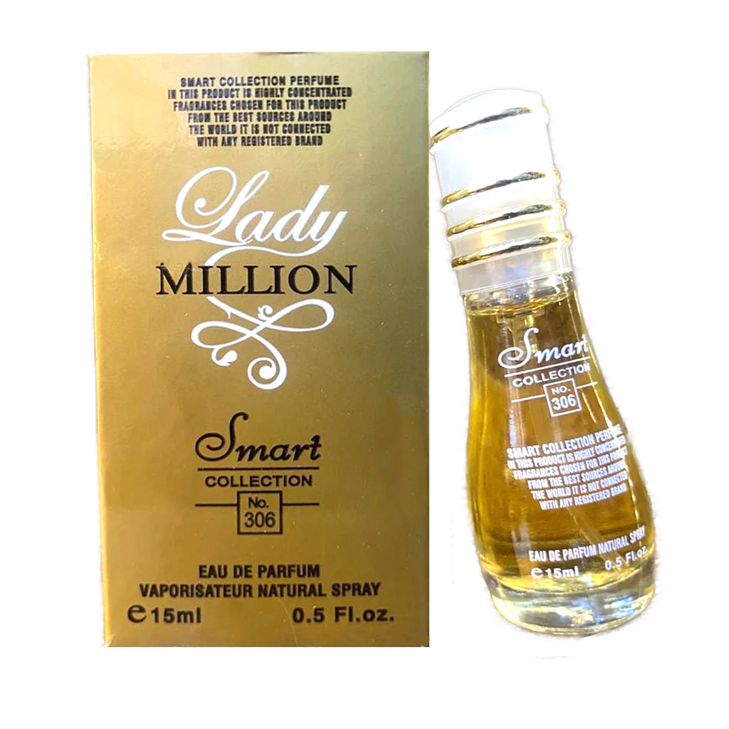 Smart Collection No. 306 Lady Million Eau de Parfum for Women – 15ml - Image 2
