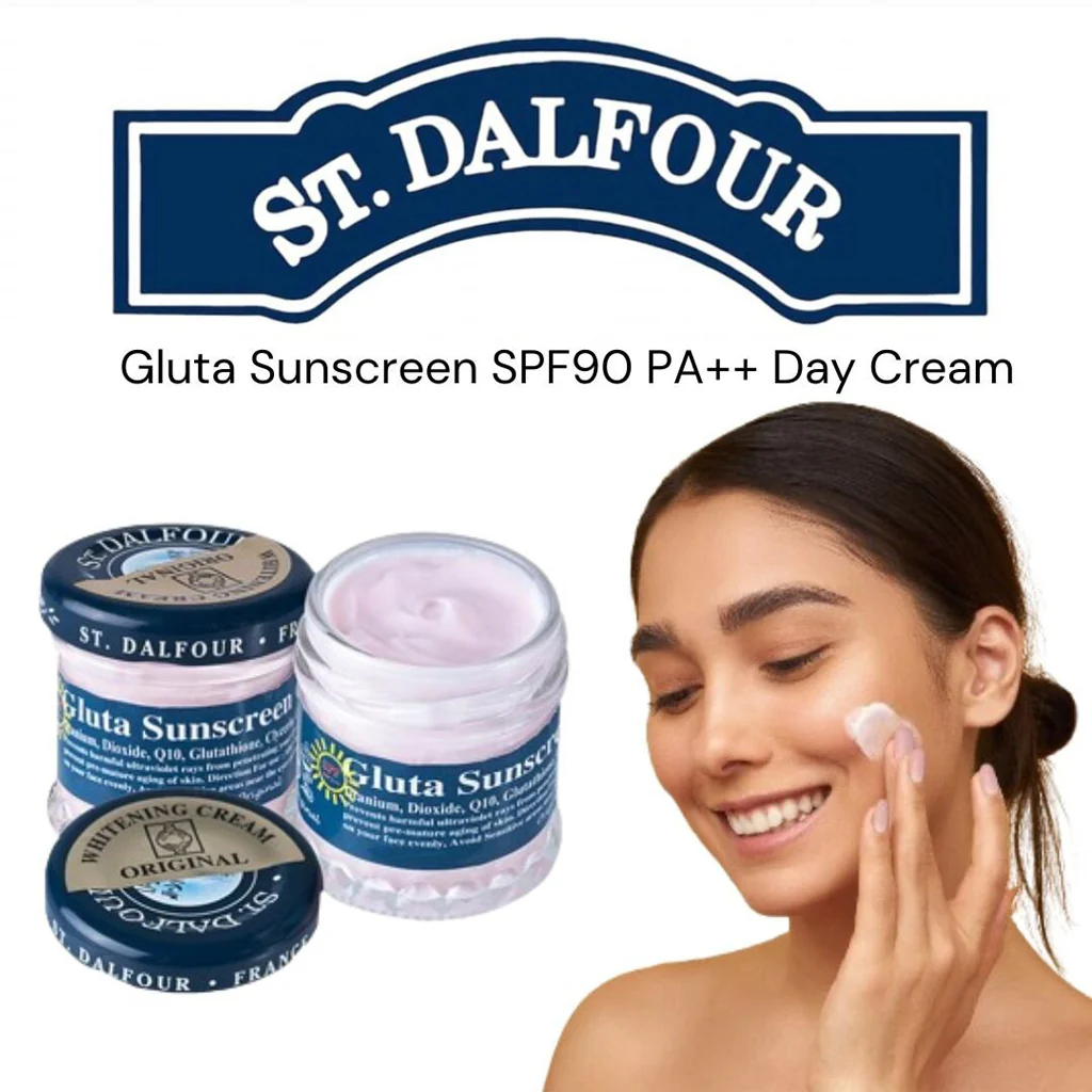 St. Dalfour Gluta Sunscreen Cream SPF 90 PA++ Original - Image 5