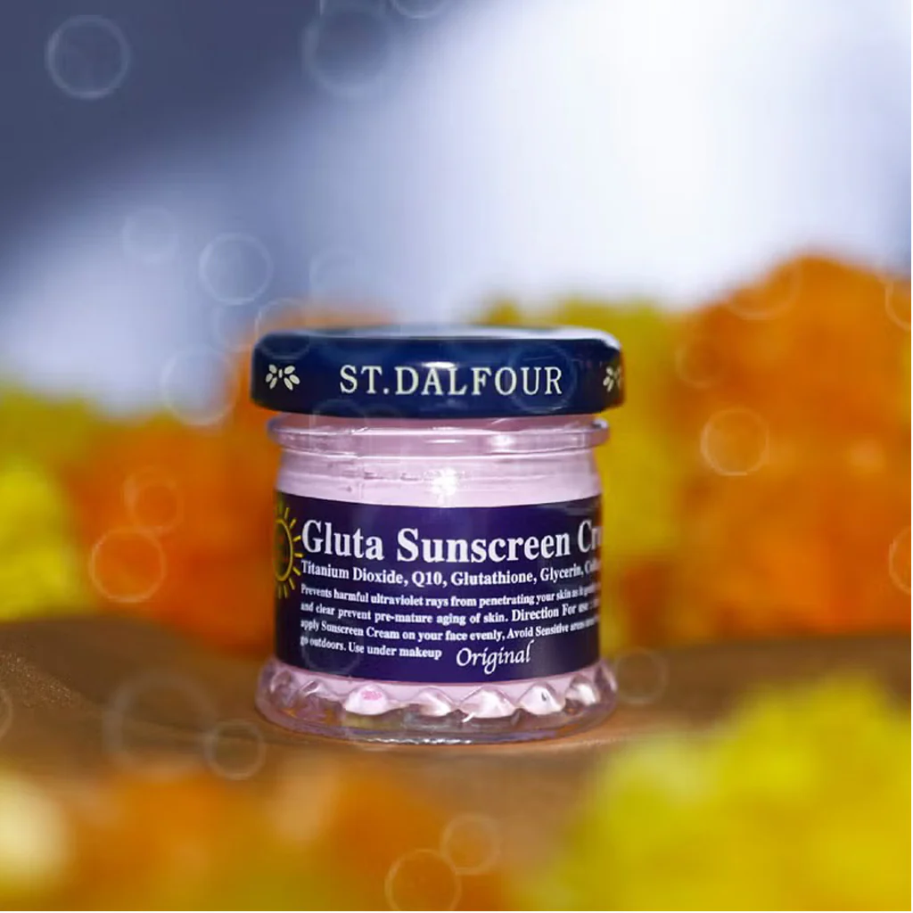 St. Dalfour Gluta Sunscreen Cream SPF 90 PA++ Original - Image 9