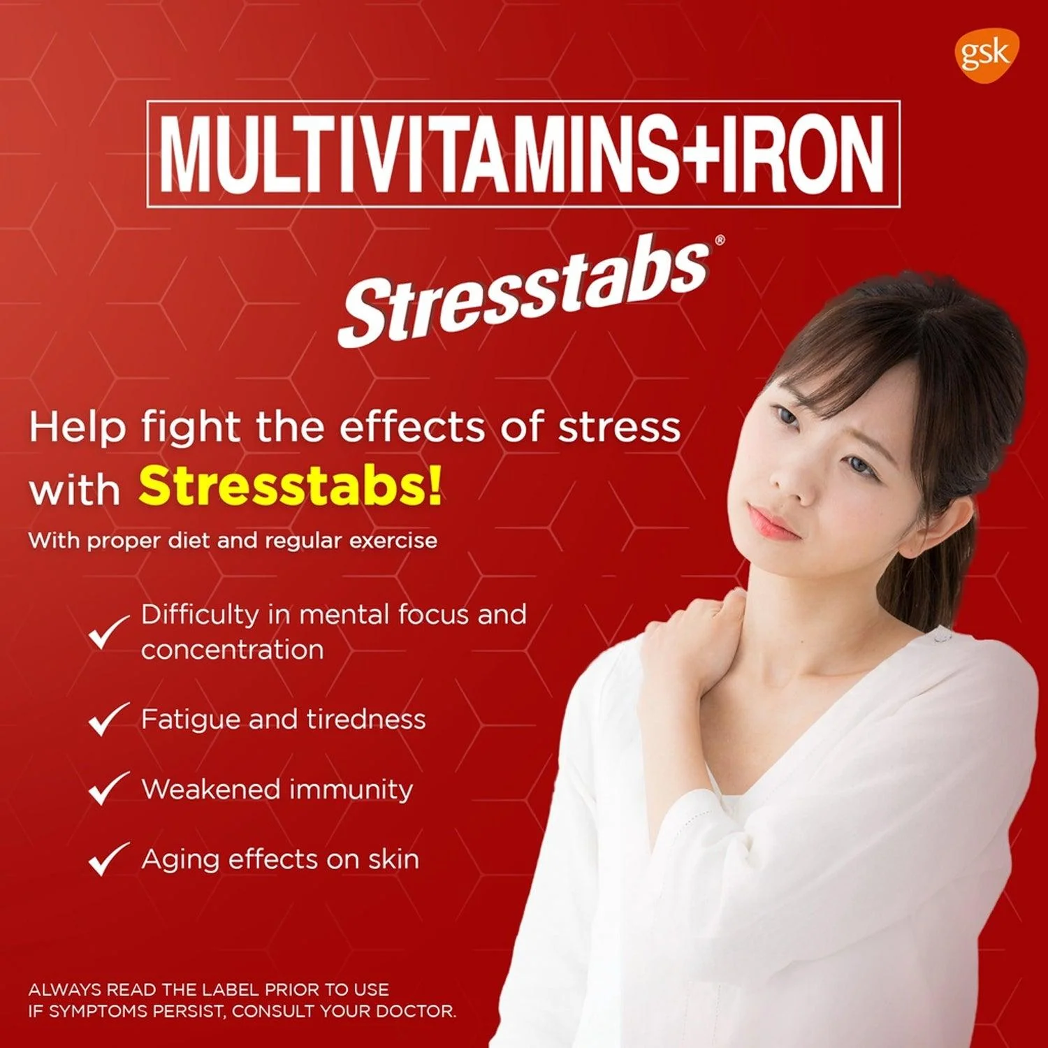 Stresstabs Multivitamins + Iron (30 Tablets) - Image 8