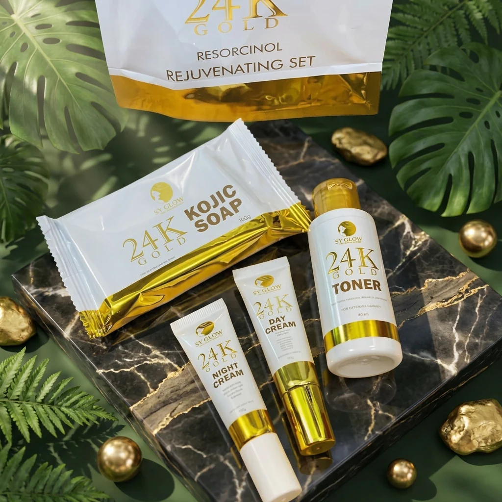 SY Glow 24K Gold Resorcinol Rejuvenating Set - Image 4
