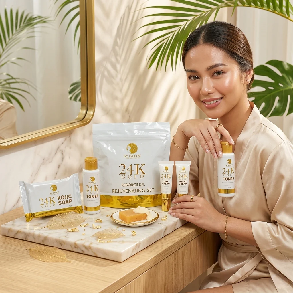 SY Glow 24K Gold Resorcinol Rejuvenating Set - Image 5