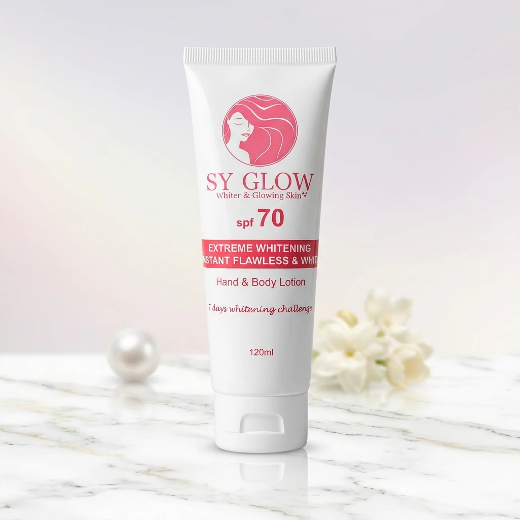 SY Glow Extreme Whitening Hand & Body Lotion SPF 70 – 120ml