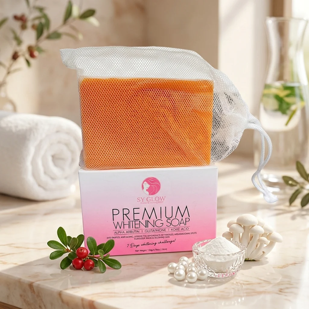 SY Glow Premium Whitening Soap – 135g - Image 4