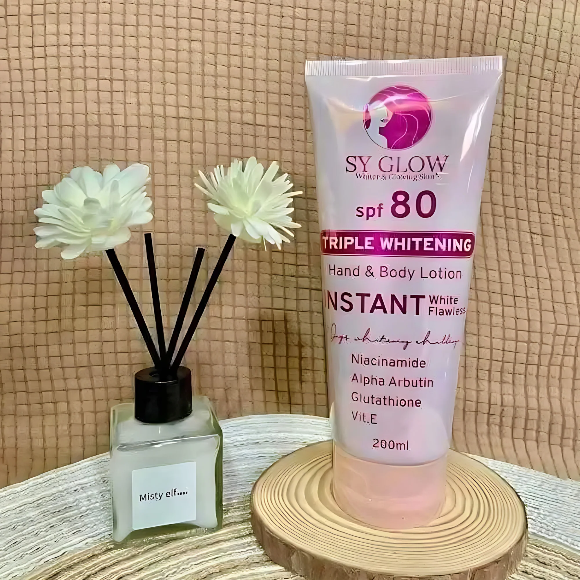 SY Glow Triple Whitening Hand & Body Lotion SPF 80 - 200ml - Image 6