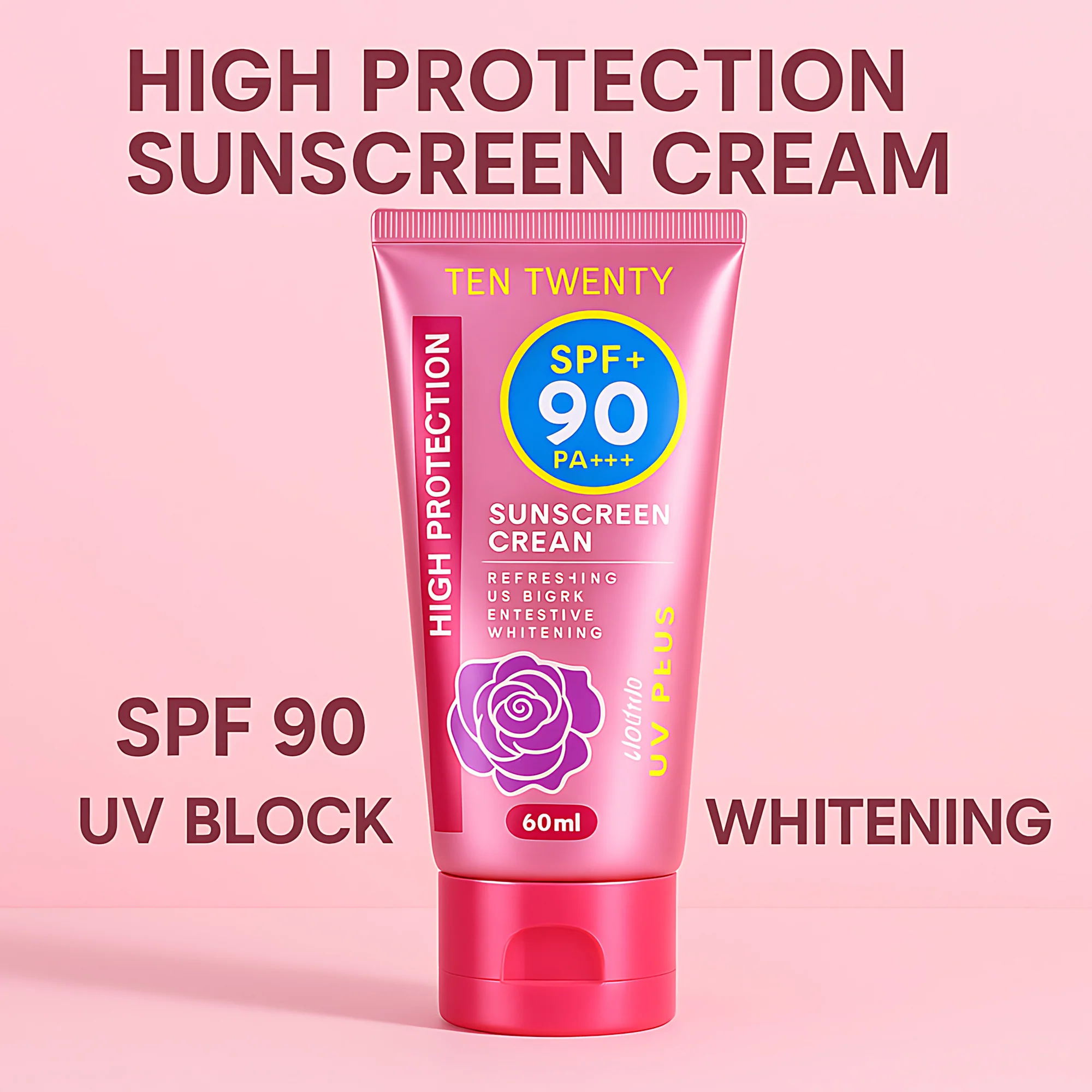 Ten Twenty Sunscreen Cream SPF 90 PA+++ - 60ml - Image 8