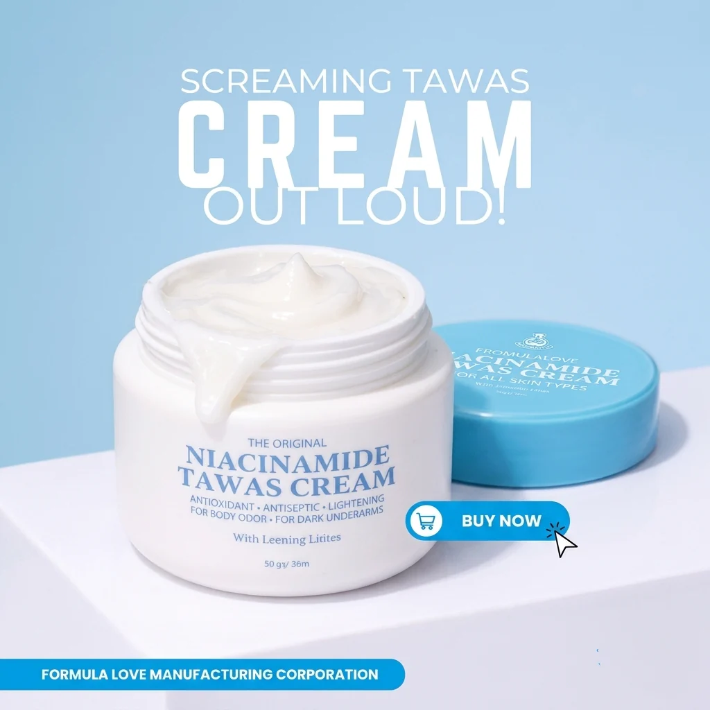 Formulove The Original Niacinamide Tawas Cream – 50g - Image 6