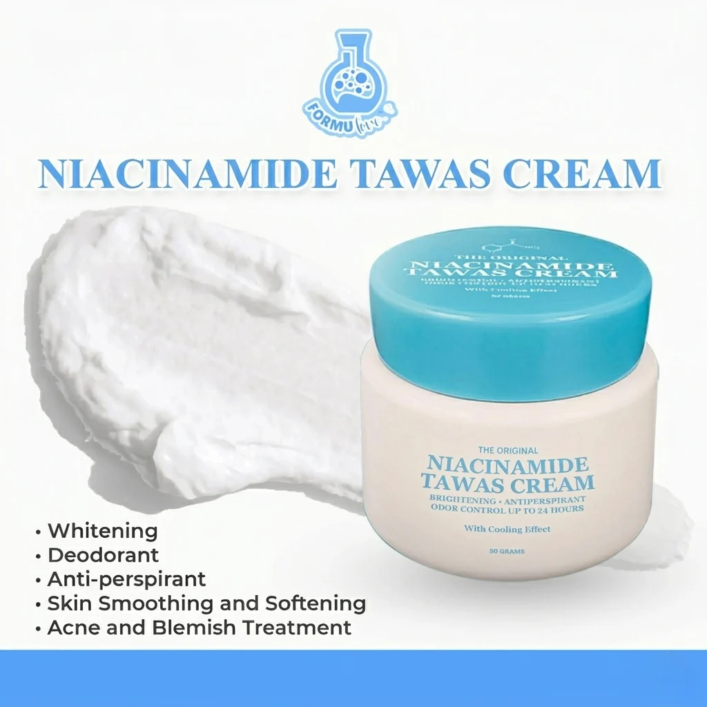 Formulove The Original Niacinamide Tawas Cream – 50g - Image 8