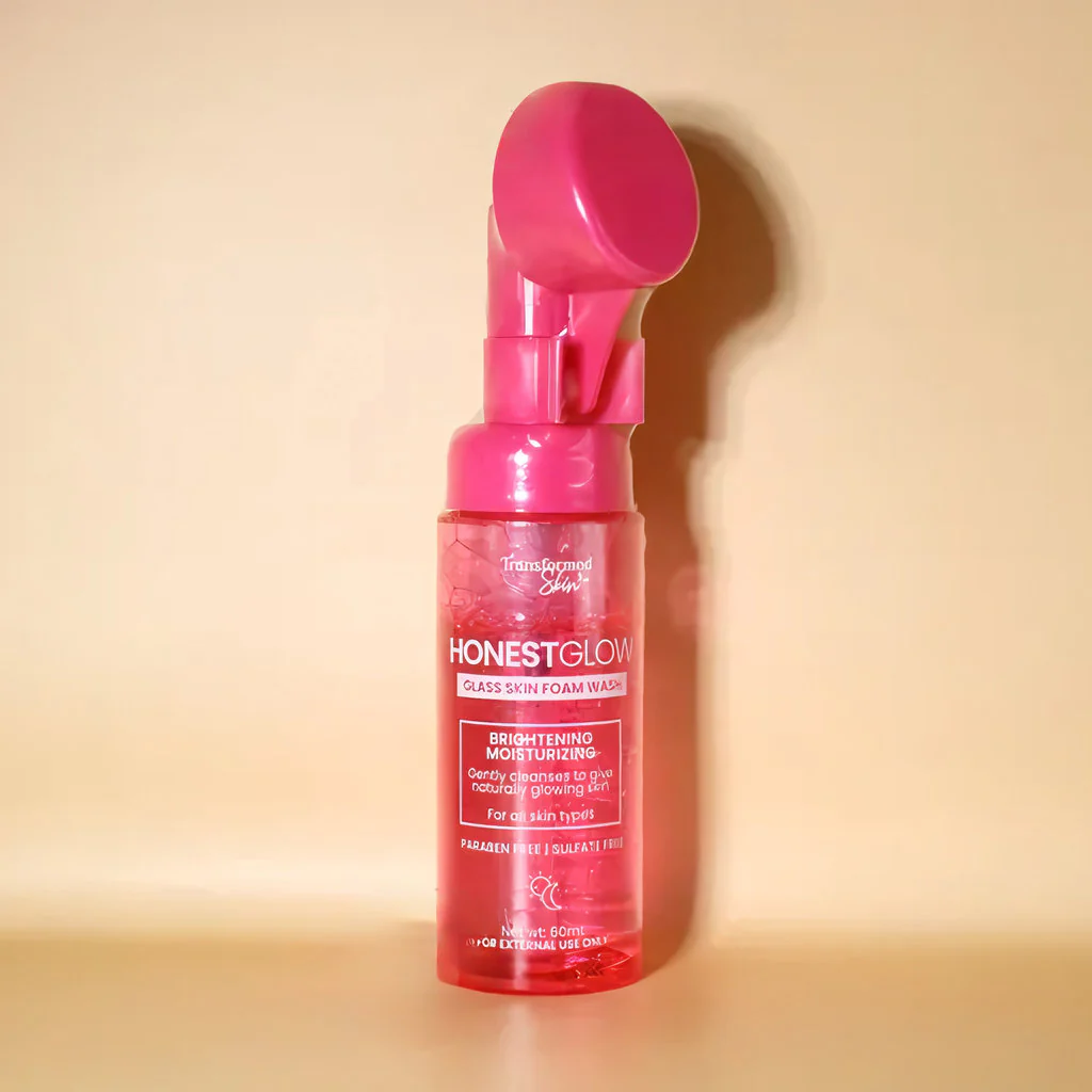 Transformed Skin Honest Glow Glass Skin Foam Wash - 60ml - Image 11